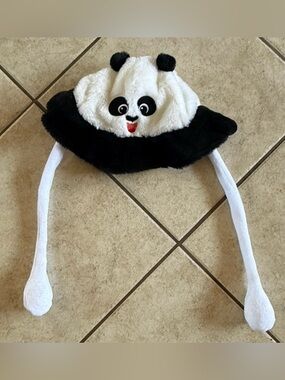 Kung Fu Panda Plush Panda Hat Universal Studios DreamWorks